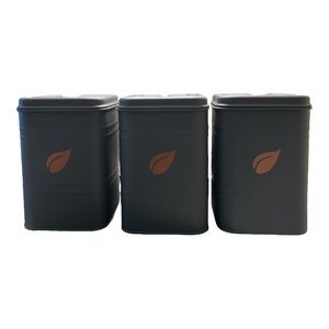 New in Box Metal Storage Containers - Set of 3